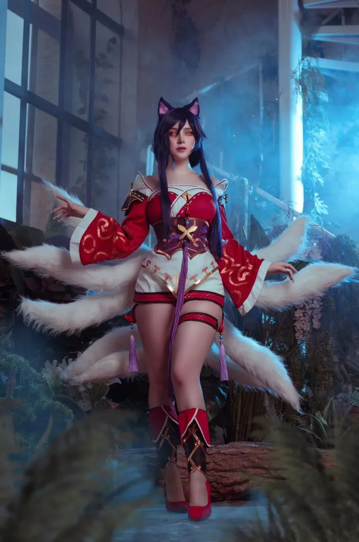 Cosplay Ahri của mình : r/leagueoflegends