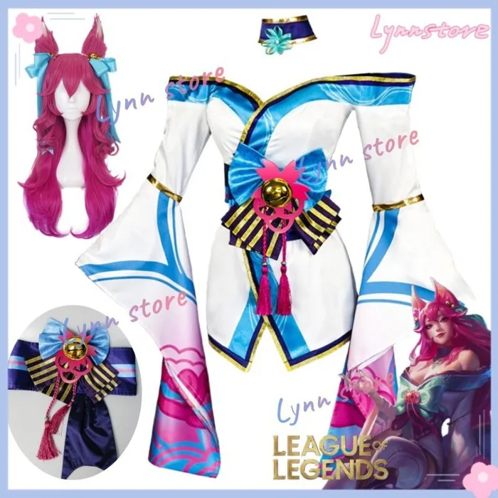 Spirit Blossom Ahri Cosplay Trang Phục Tóc Giả Liên Minh Huyền Thoại Trò  Chơi Trang Phục Hóa Trang Carnival Anime Đảng Cosplay Đầm Trọn Bộ
