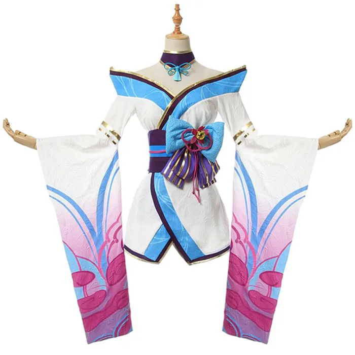 Mua Game LOL Spirit Blossom Ahri Cosplay Costume Women Full Set Dress trên  Amazon Mỹ chính hãng 2026 | Fado