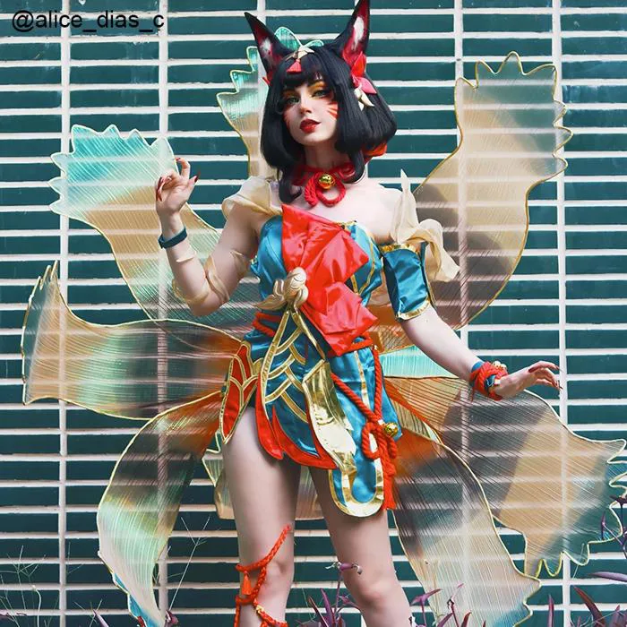 Ready To Ship Rolecosplay LOL After Hours Ahri Spirit Blossom Cosplay  Costume