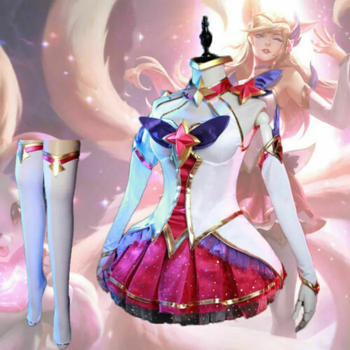 League of Legends LOL Star Guardian Ahri Cosplay Costume custom made | eBay