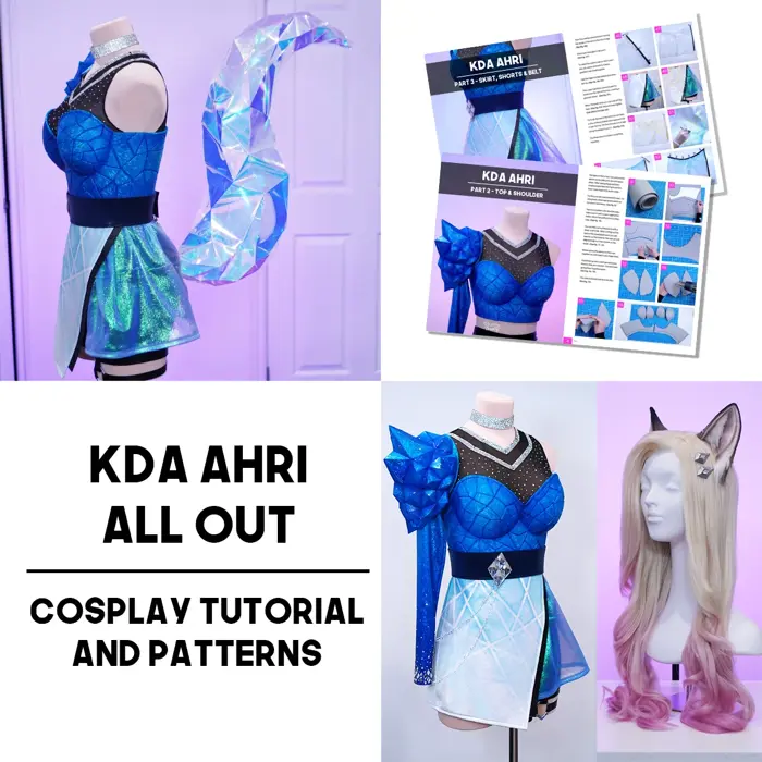KDA Ahri (League of Legends) Cosplay Tutorials & Patterns (DIGITAL DOWNLOAD)
