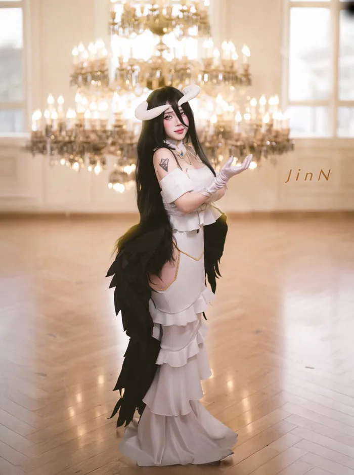 Mai Anh OP gái xinh có tâm hồn to vò tròn Cosplay Albedo Overlord -  Thapdien.com