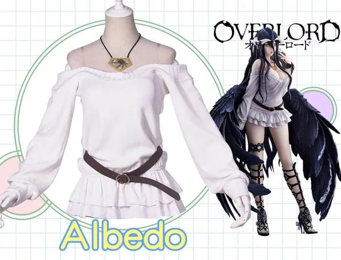 Albedo Cosplay Overlord | AnimeMangaStore [Free Shipping]