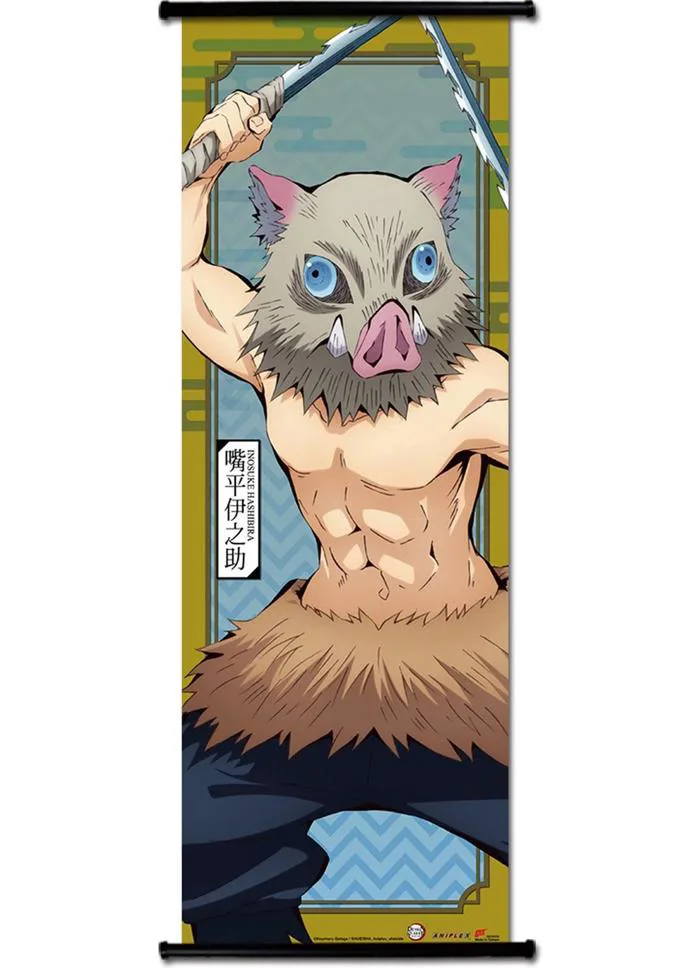 Demon Slayer - Inosuke Hashibira Human Size Se Wall Scroll Demon Slayer - Inosuke Hashibira Human Size Se Wall Scroll
