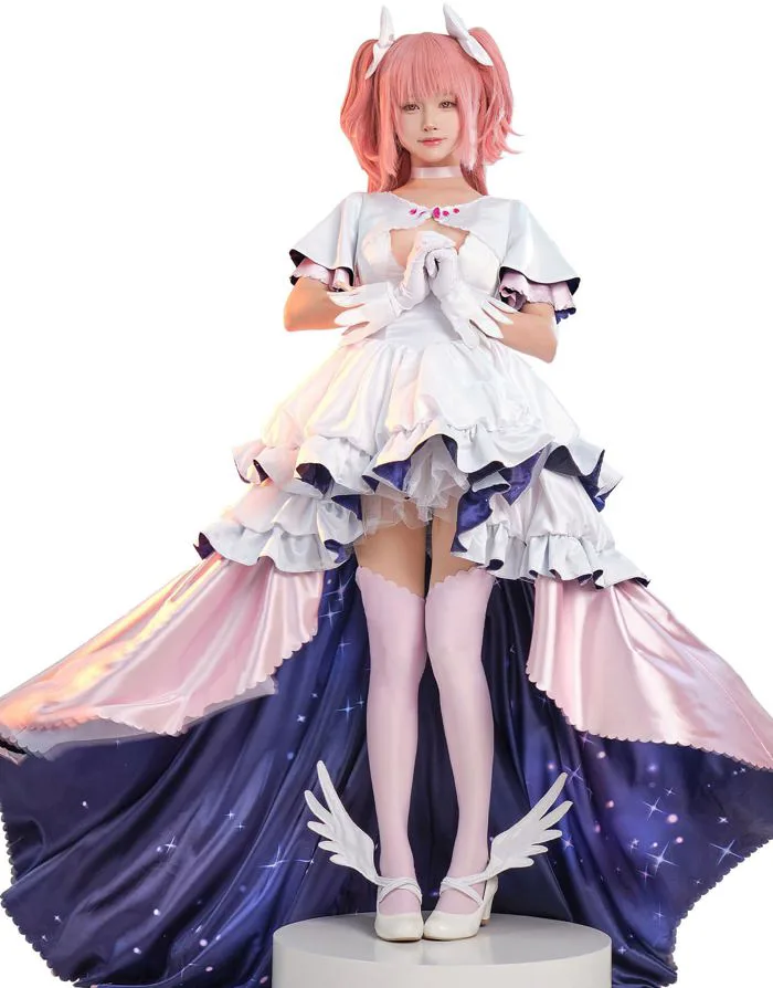 Mua miccostumes Women's Costume Anime Magical Lady Cosplay kawaii puffy  Star Dress and Gloves with Thigh Socks and Headdress trên Amazon Mỹ chính  hãng 2026 | Fado
