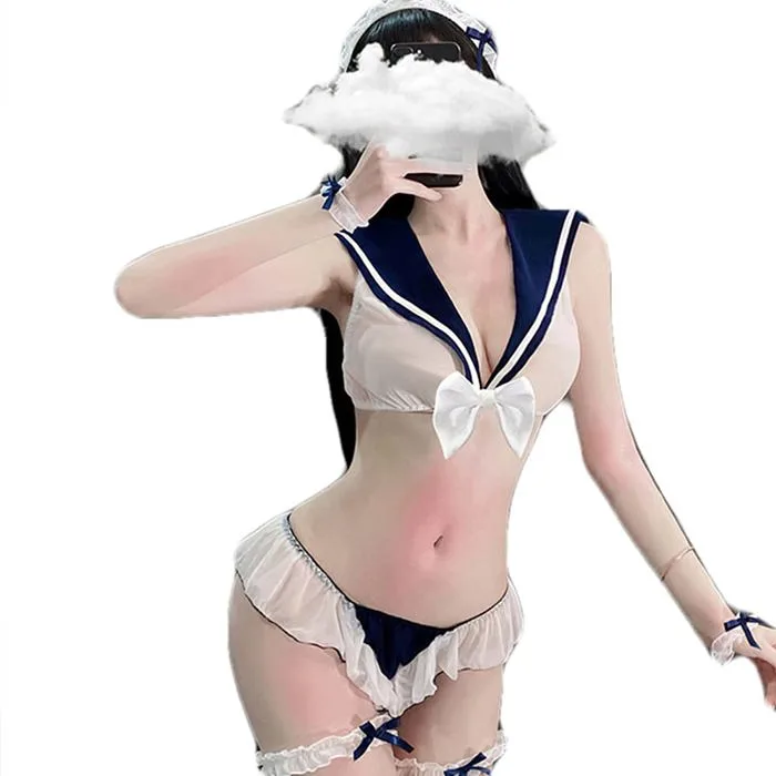 Mua JasmyGirls Japanese School Girl Cosplay Lingerie Kawaii Anime  Schoolgirl Roleplay Costume Cute Lolita Bikini trên Amazon Mỹ chính hãng  2026 | Fado