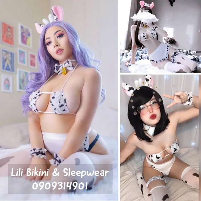 Cosplay cô bé bò sữa cột dây váy sexy hàng cao cấp loại 1 | Lazada Việt Nam