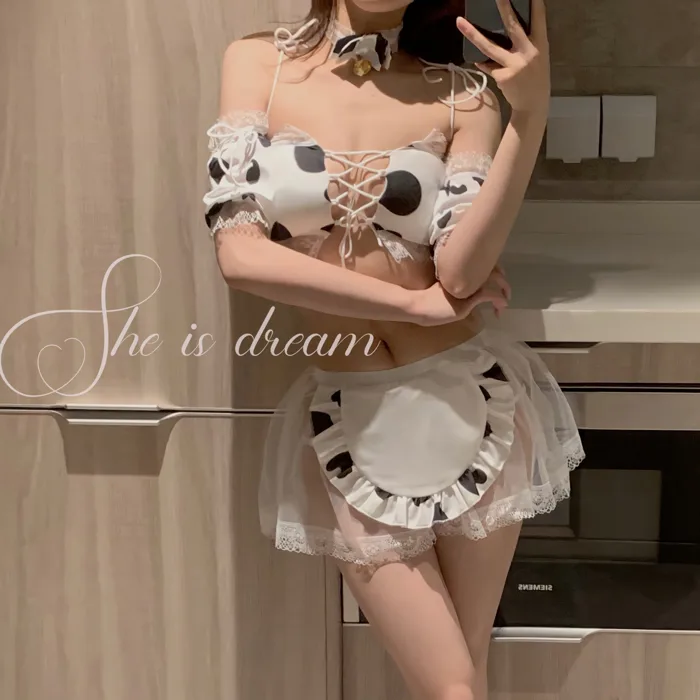 Cosplay Bò Sữa Sexy, Trang Phục Hóa Trang Bò Sữa - Mã C475 - Niska Lingerie