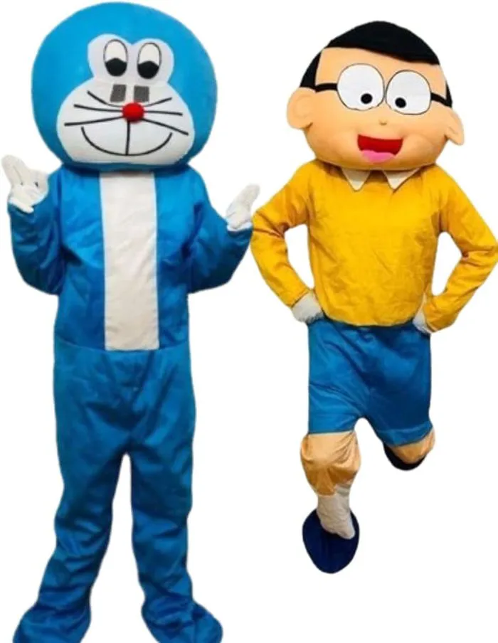 Buy Nobitta & Doraemon Combo Mascot Costume Set – Perfect for Parties,  Cosplay, and Events (Adult Size 5.8 Feet XL) Online at Low Prices in India  - Amazon.in