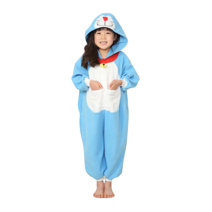 SAZAC Doraemon KIDS Fleece Costume Cosplay 110 Kigurumi SAN-1597F | eBay