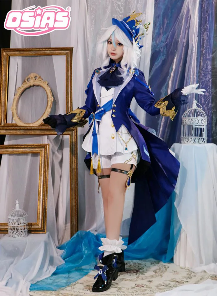 Mua OSIAS Genshin Impact Cosplay Furina White Form Cosplay Costume Set (S)  trên Amazon Anh chính hãng 2026 | Fado