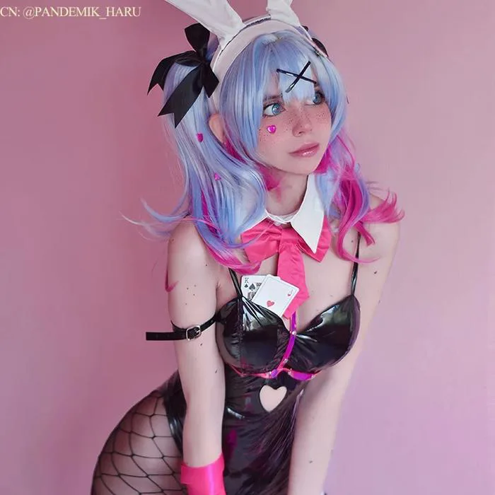 【Last Batch】Rabbit Hole Cosplay Virtual Idol Sexy Cosplay Halloween Costumes - XS