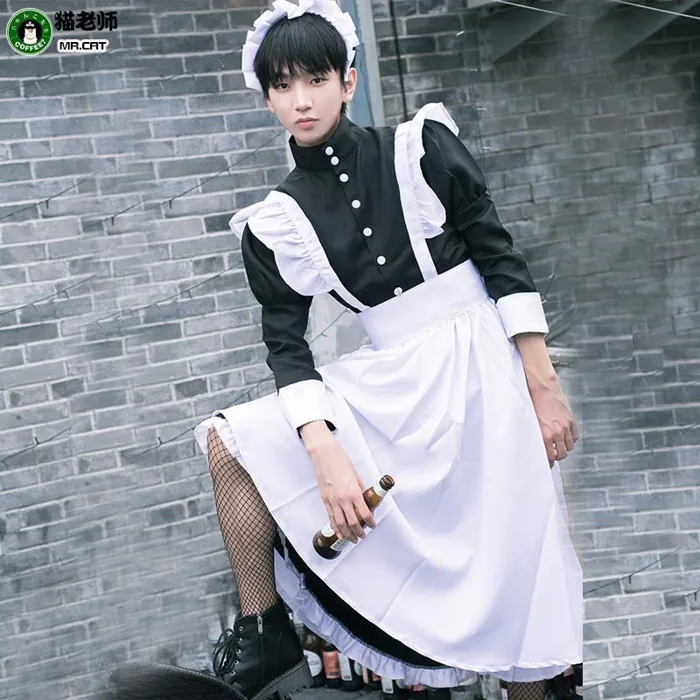 [ Hàng sẵn] Set cosplay hầu gái, set maid dành cho cả nam và nữ Full phụ  kiện