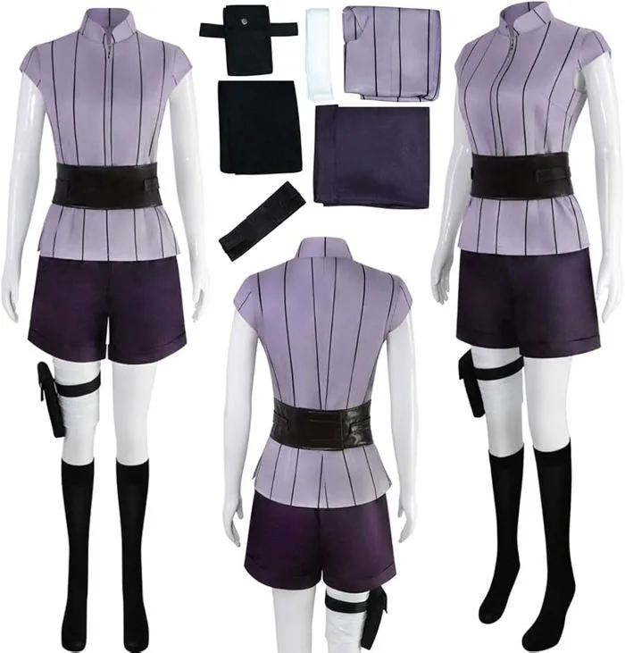 Buy FMPVDI Hyuga Hinata Costume Outfit Hinata Cosplay Costume Uniform Full  Set Women Halloween Online at Low Prices in India - Amazon.in