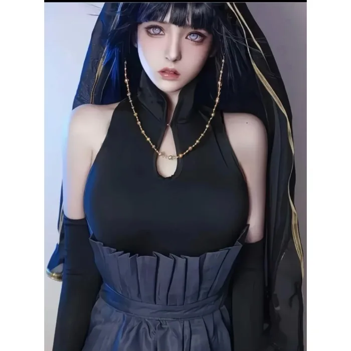 Trang phục Cosplay Hinata lễ cưới váy đen | Shopee Việt Nam