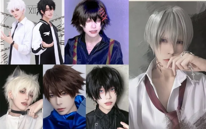 Tóc giả nam anime - Lựa chọn hoàn hảo cho người yêu thích cosplay