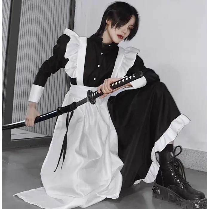 [🌀𝗦𝗮̆̃𝗻👉Giao Ngay⚡𝑻𝒂̣̆𝒏𝒈 𝐓𝐚̂́𝐭📌] 𝑪𝒉𝒆 𝑻𝒆̂𝒏, Maid Bộ  Cosplay Nam Nữ