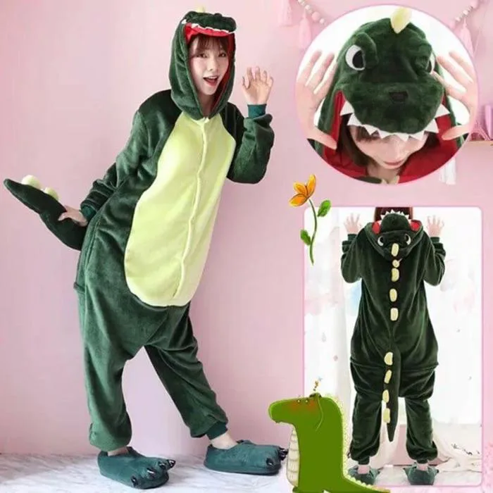 Bộ Đồ Cosplay Khủng Long Nam Nữ - Chất Liệu Bền, Dễ Mặc