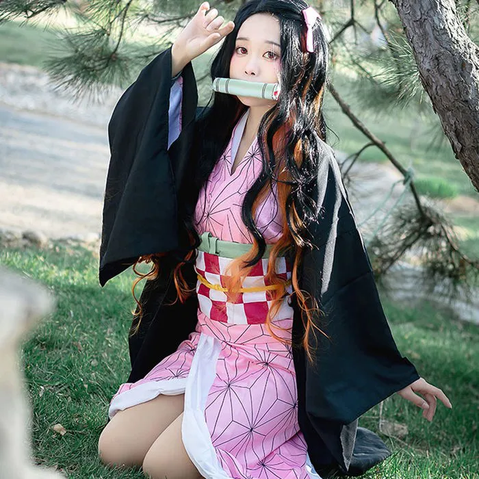 Mua Alaiyaky Nezuko Cosplay Kostüm für Kinder Nezuko Kimono Cosplay  Halloween Outfit Anime Mantel Kostüm Erwachsene (Large, Cosplay 2) trên  Amazon Đức chính hãng 2026 | Fado