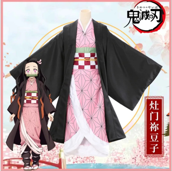 Trang phục cosplay Nezuko Kamado trong bộ phim Demon Slayer, trang phục lễ  hội Nhật Bản cho người lớn, trang phục cho trẻ em trong dịp Halloween -  Trung Quốc Anime y