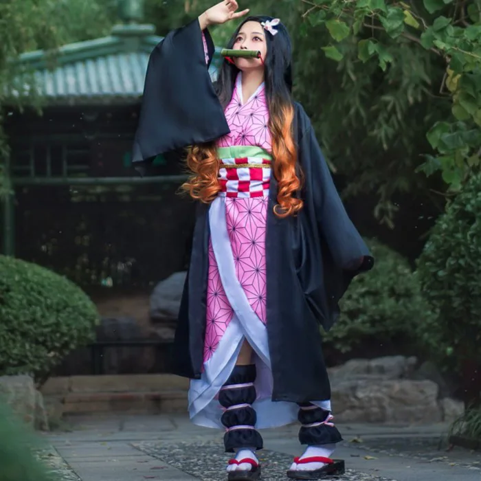 (Có Sẵn) Trang phục Cosplay nhân vật Kamado Nezuko trong Kimetsu no Yaiba  Sát Đoàn Diệt Quỷ Demon Slayer