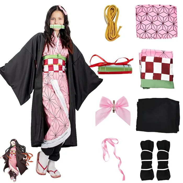 Mua Pianocean Nezuko Costume, Cosplay Kimono Cosplay Outfits, Anime Cosplay  Costumes for Nezuko, Halloween Costumes Cosplay Costume for Girls Halloween  Carnival Party trên Amazon Anh chính hãng 2026 | Fado
