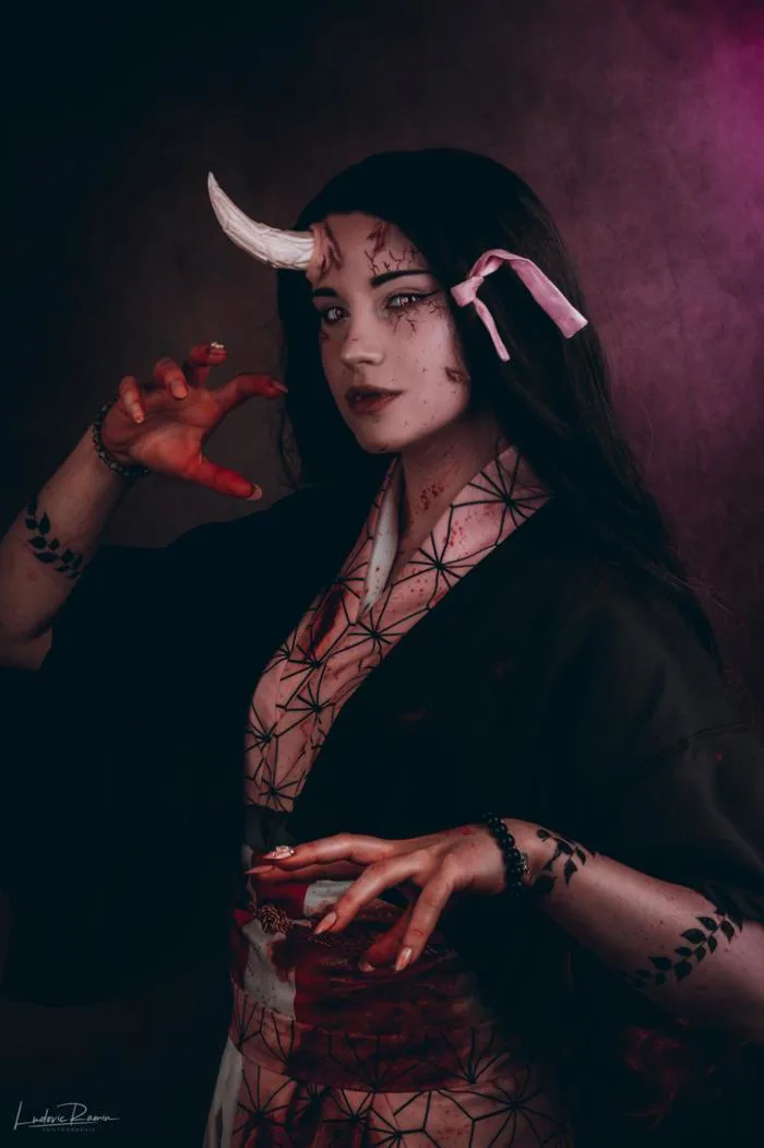 Cosplay Nezuko của tớ, dạng quỷ 😈💕 : r/KimetsuNoYaiba