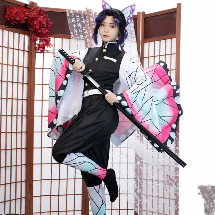 Kochou Shinobu Outfit - Demon Slayer Women's Halloween - CosplaySpa