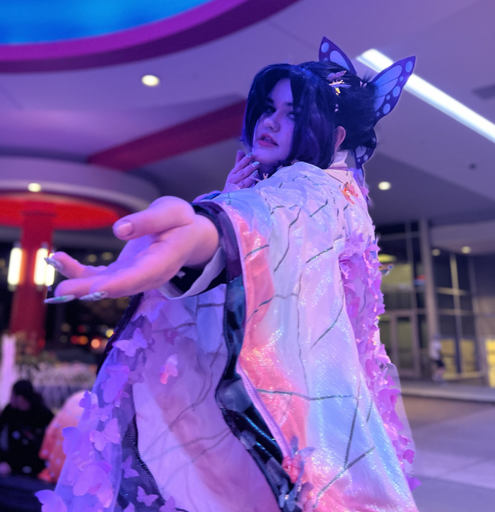 Cosplay! Shinobu (Demon Slayer), improving a pre-made costume - WeAllSew