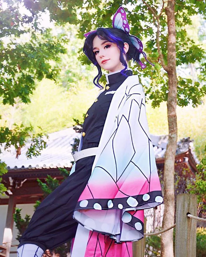 Super pretty Shinobu Kocho again 🤣 CN: @erin.lynam 🦋 #rolecosplay  #rolecosplaycostume #demonslayer #demonslayercosplay #ShinobuKocho  #ShinobuKochocosplay #anime #animecosplay