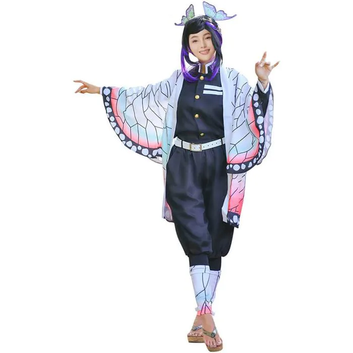 Shinobu Kocho Costume Halloween Shinobu Cosplay Outfit Full Set – Sun Baby