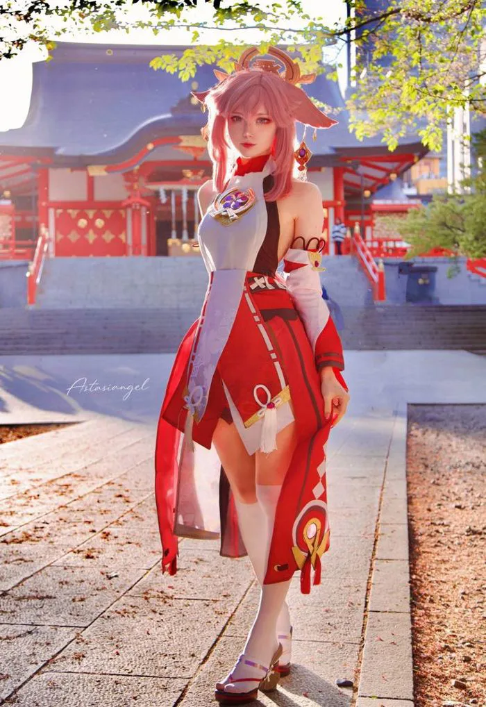 21 Yae miko genshin ý tưởng | nữ thần, dễ thương, chụp ảnh