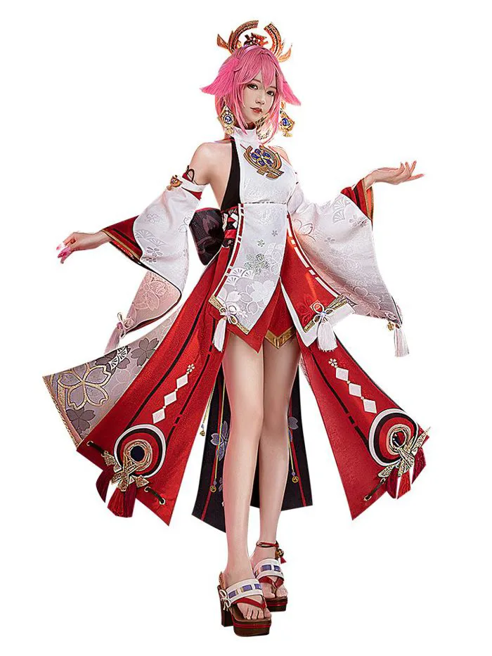 Set trang phục cosplay Yae Miko – Genshin Impact – Chính hãng Miaowucos |  Weeboo.vn