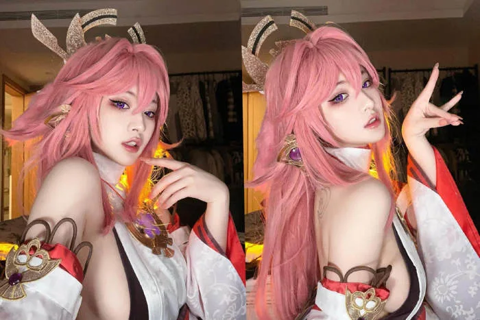 Ngắm màn cosplay Yae Miko quyến rũ từ game thủ Trung Quốc
