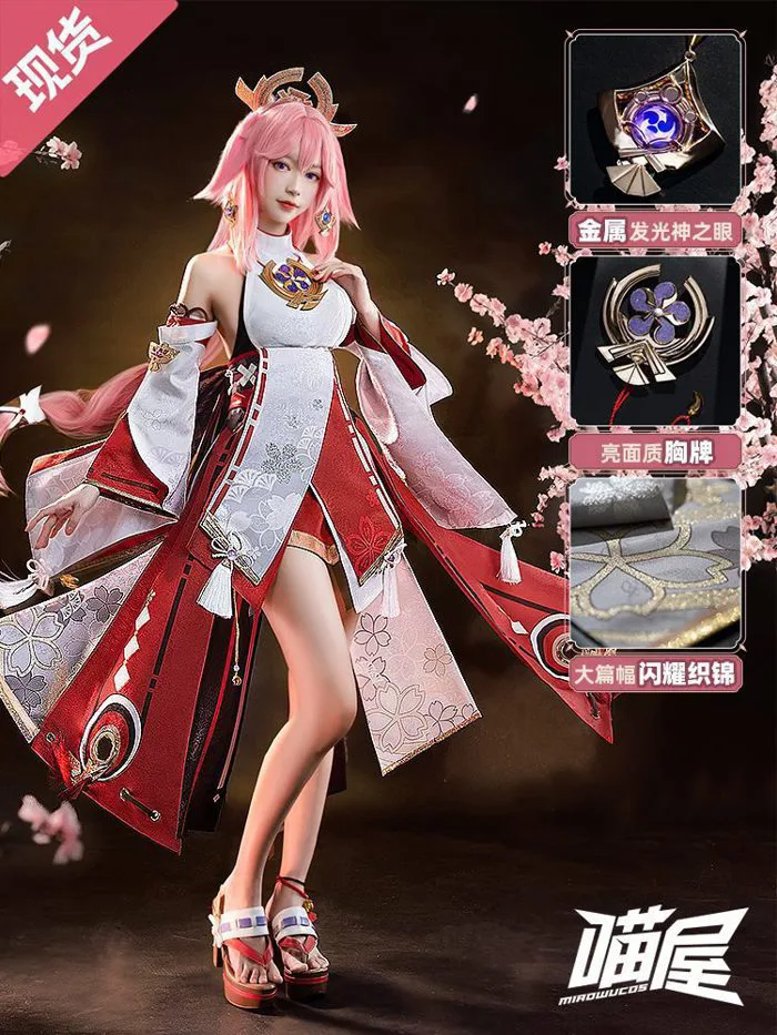 Set trang phục cosplay Yae Miko – Genshin Impact – Chính hãng Miaowucos |  Weeboo.vn