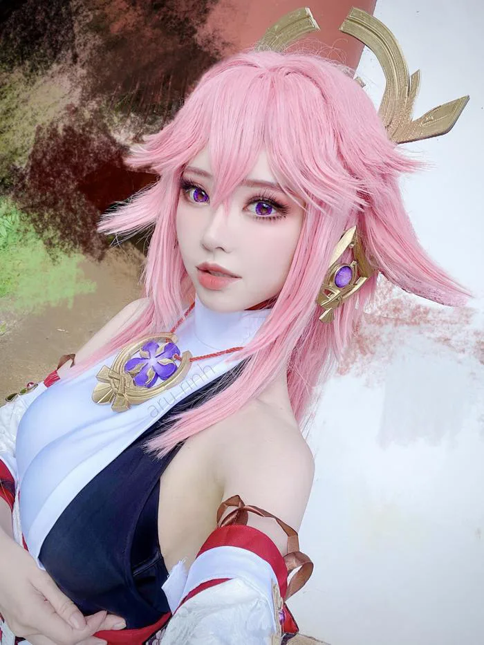 Cosplay Yae Miko của mình! : r/Genshin_Impact