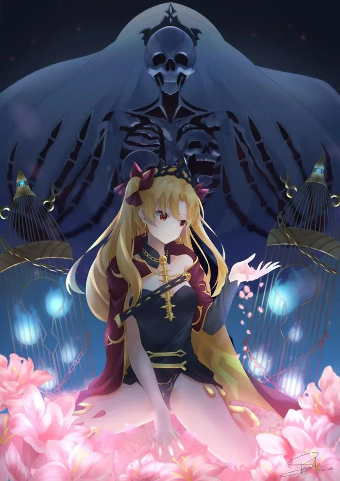 Hoa của thế giới ngầm | Fanart Ereshkigal của tôi (@shiinochi) :  r/grandorder