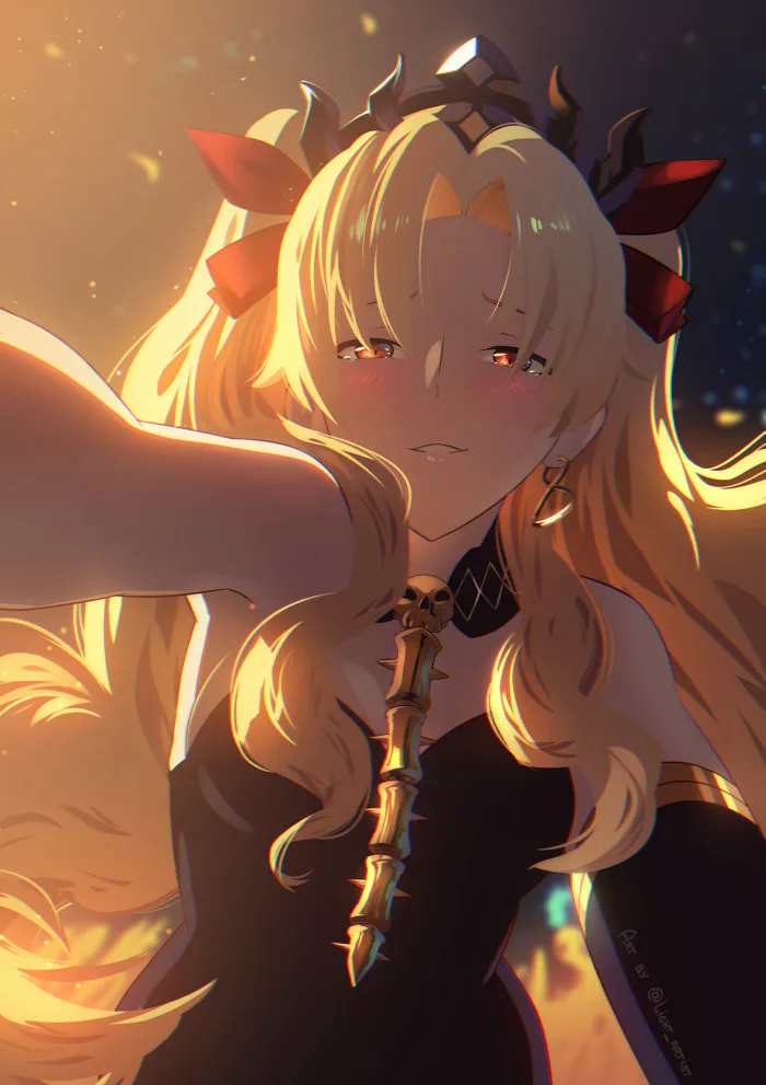 ArtStation - Ereshkigal FGO fanart by Light_Artist