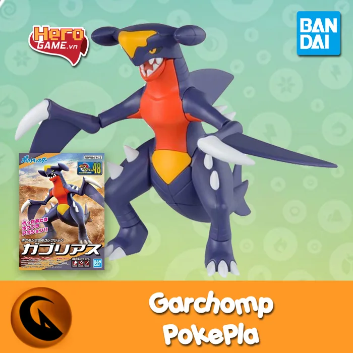 Mô hình lắp ráp Garchomp Pokemon Plamo Collection - BANDAI PLA027