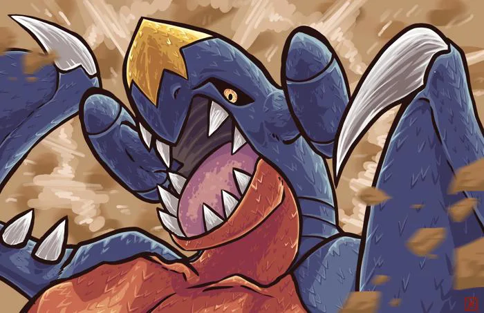 Garchomp dùng chiêu Cơn thịnh nộ : r/pokemon