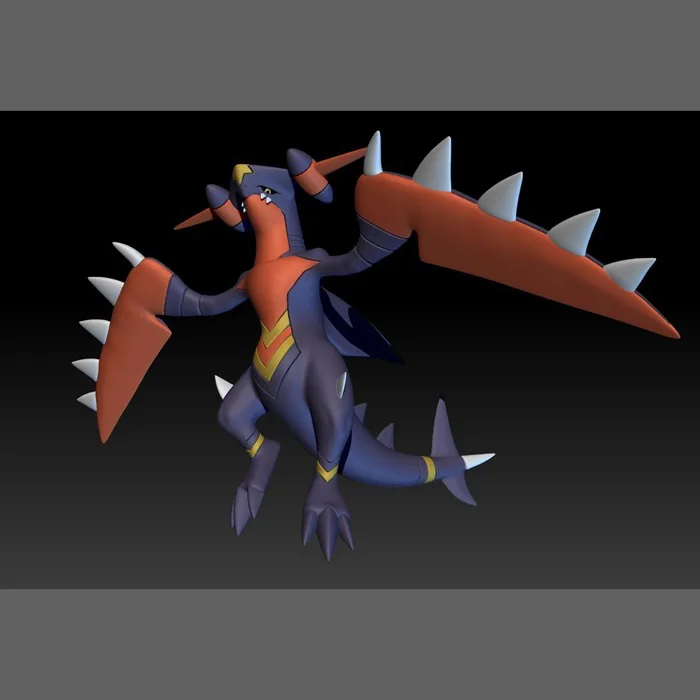 🐉 Pokemon Garchomp Z Mega Evolution・ STL File for 3D printing・Cults