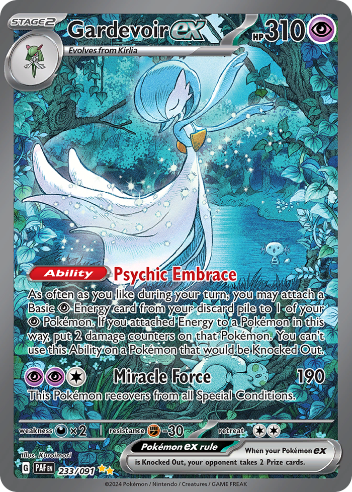 Gardevoir ex - Paldean Fates #233 Price & Value ($172.59) | PokeScope Gardevoir ex - Paldean Fates #233 Price & Value ($172.59) | PokeScope