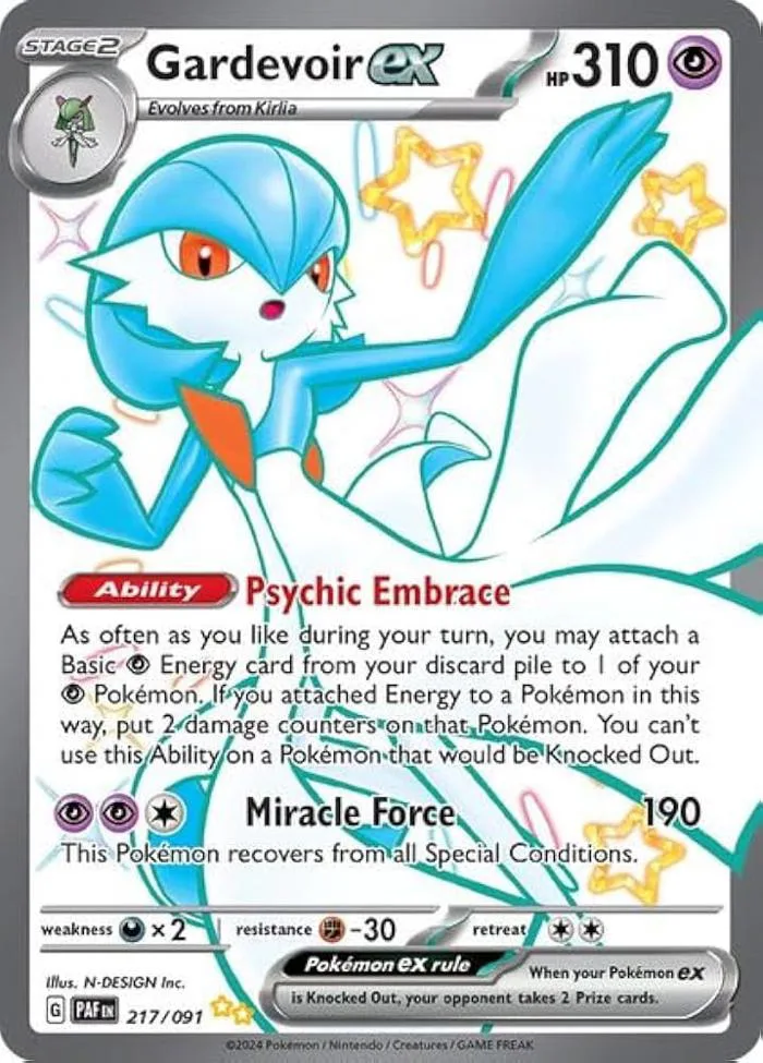Pokemon – Gardevoir 217/091 – Paldean Fates – Full Art – Ultra Rare : Amazon.ae: Toys Pokemon – Gardevoir 217/091 – Paldean Fates – Full Art – Ultra Rare : Amazon.ae: Toys