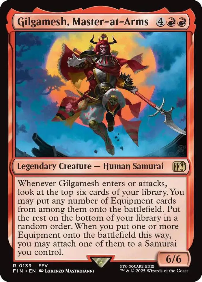 Gilgamesh, Master-at-Arms - FINAL FANTASY - Magic: The Gathering -  TCGplayer.com