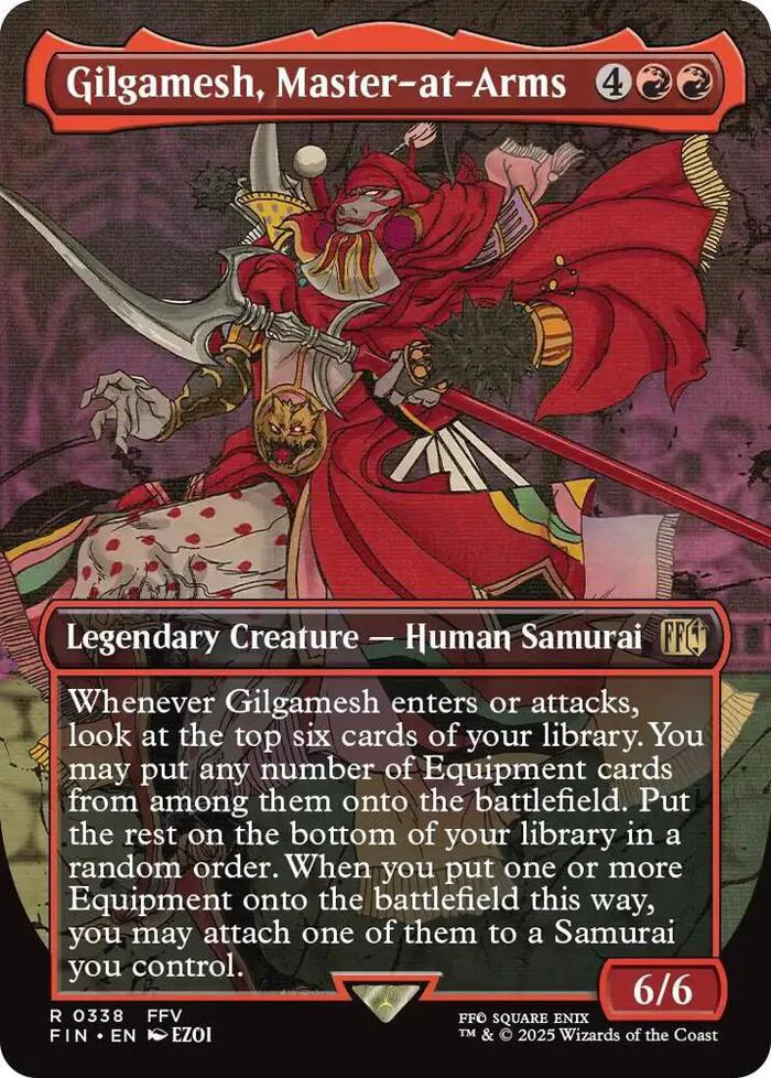 Gilgamesh, Master-at-Arms (Borderless) - FINAL FANTASY - Magic: The  Gathering - TCGplayer.com