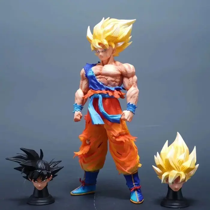 Figure Son Goku Anime Dragon Ball Z với đầu thay thế Super Saiyan Goku, mô  hình hành động PVC, bộ sưu tập, quà tặng - 2026 Hình động PVC, giá Bán sỉ