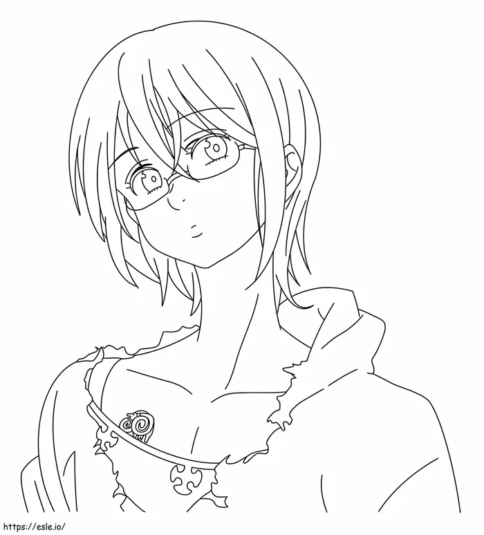 Gowther 3 coloring page | ESLE