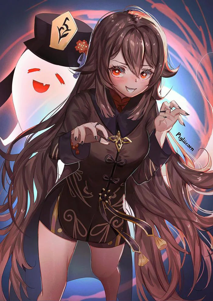 Bức fanart về Hu Tao của tôi :) : r/Genshin_Impact