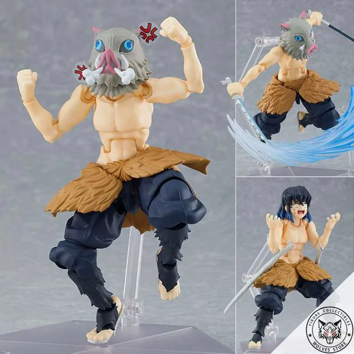 Figma 533DX: Figma Inosuke Hashibira DX (Demon Slayer: Kimetsu no Yaiba)